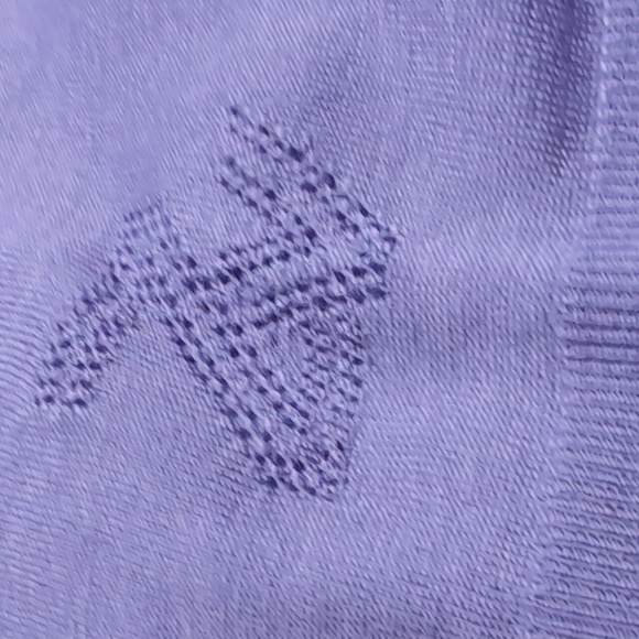 Zadig & Voltaire Miss Love Strass Merino Wool Lavender Sweater Small Nwt - Picture 4 of 13